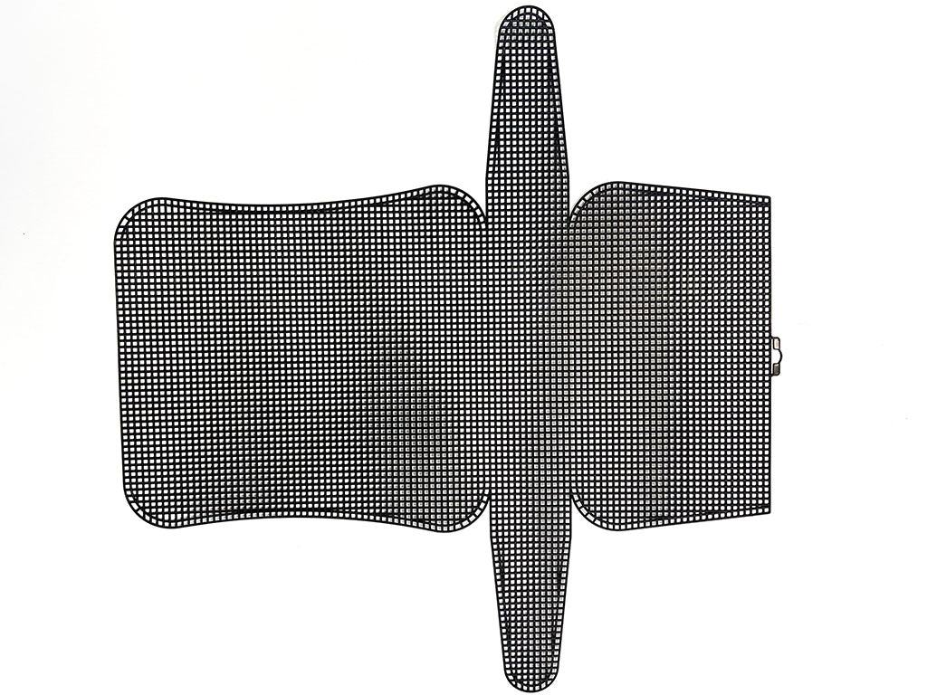 RETE SAGOMATA NERO CM 50 X 53