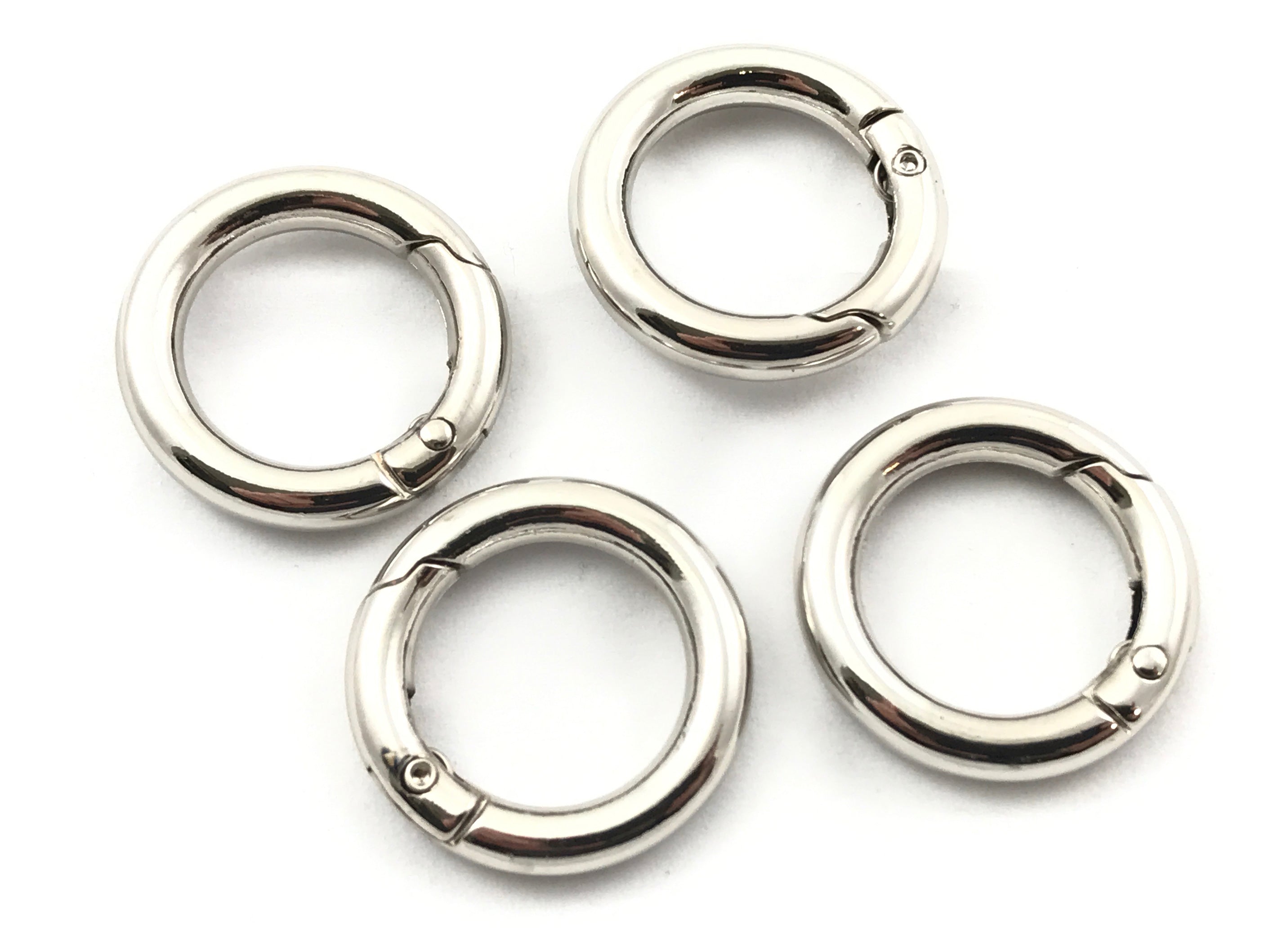 MOSCHETTONE ANELLO VENTAGLIO NICHEL MM.20 CF.4PZ