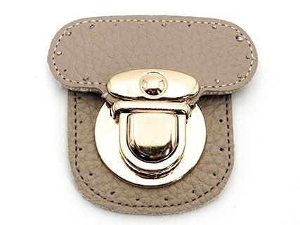 CHIUSURA BORSA ECOPELLE 6X6 CM