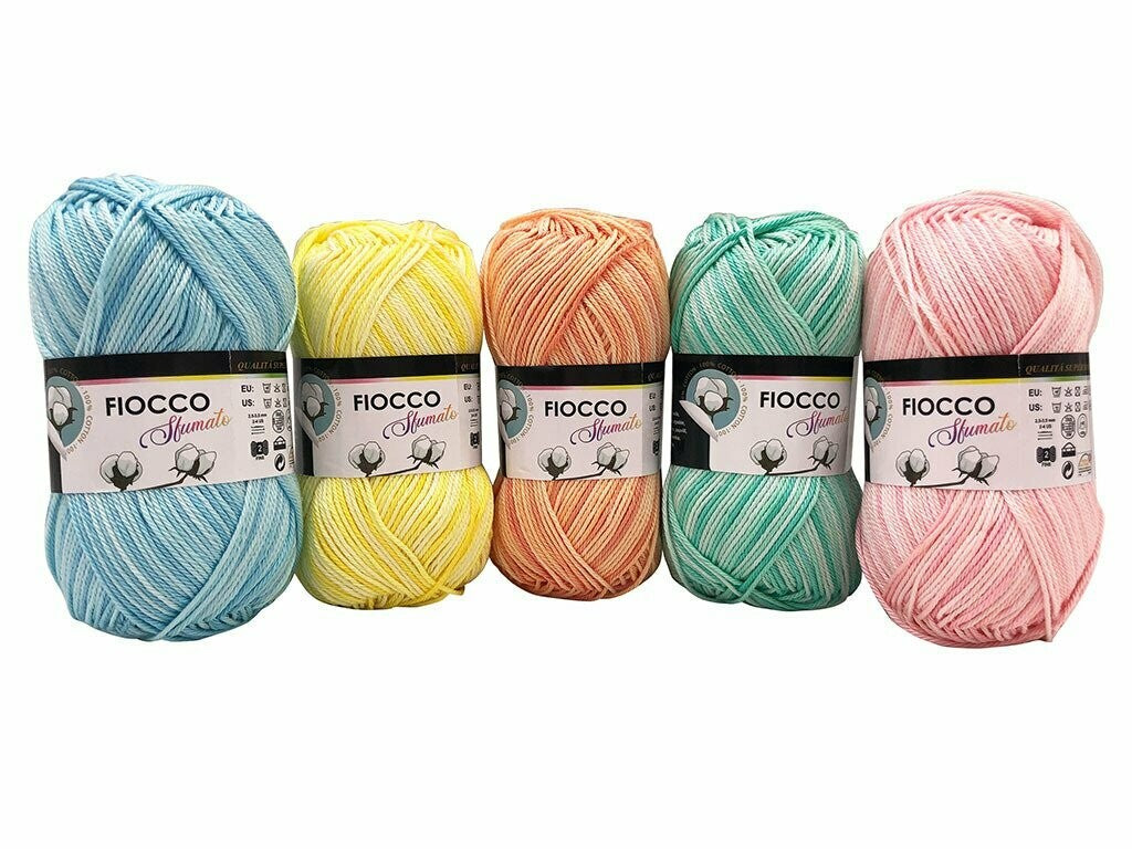 Cotone fiocco sfumato