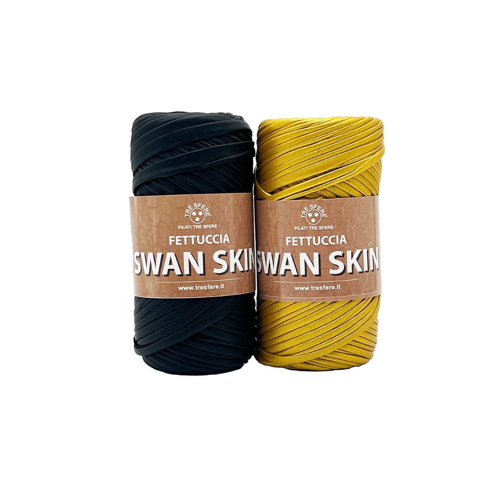Fettuccia swan skin ecopelle