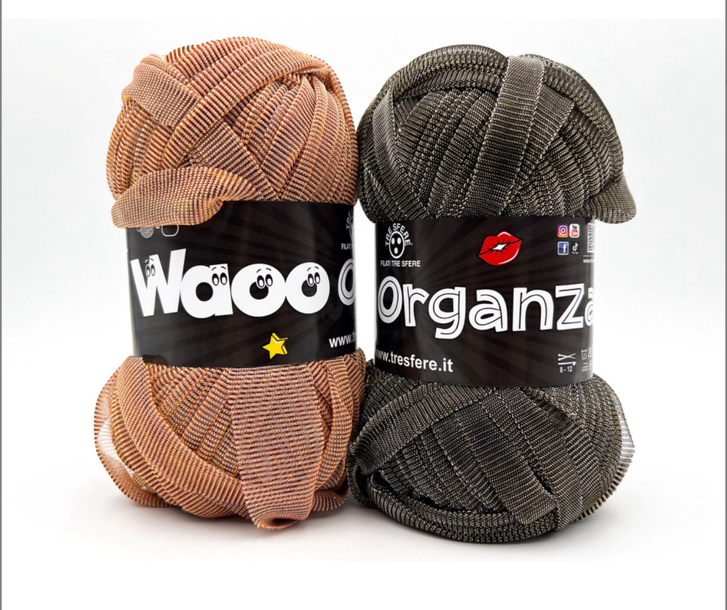 Fettuccia waoo organza microfibra