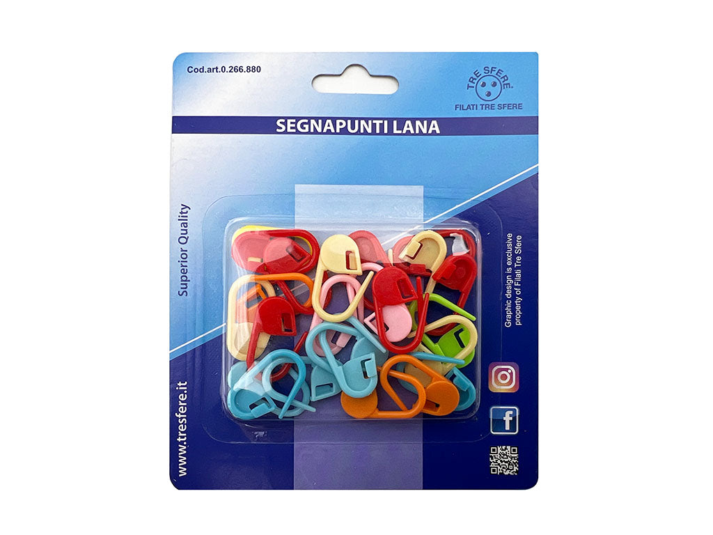 SEGNAPUNTI LANA 100%PE CF. 24PZ.